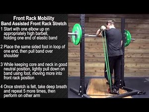 Front Rack Mobility - Band Assisted Front Rack Stretch