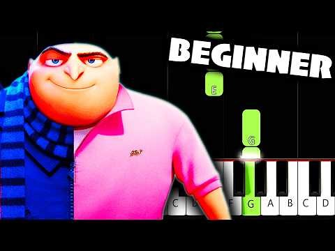 Pharrell Williams - Double Life (Despicable Me 4) - BEGINNER Piano Tutorial