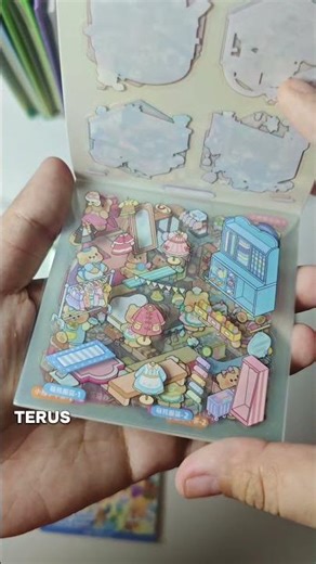 Micro Miniature Sticker Book Mini Edition #stationarycollection #sticker #diy #stickers