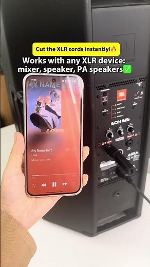 Easily connect phones or laptops to any XLR speaker or mixer… #dj #xlr #receiver #bluetooth #audio