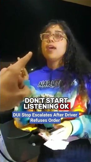 DUI Stop Escalates After Driver Refuses Order