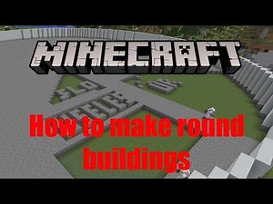 Minecraft - Ep. 8 How to make round buildings (Building a circle tower)