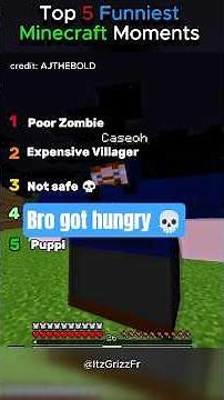 TOP 5 Funniest Minecraft Moments!