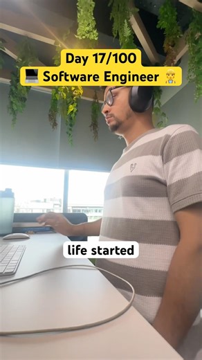 A day as 💻 Software Engineer 👷 l Day 17/100 #resume #frontend #software #coding