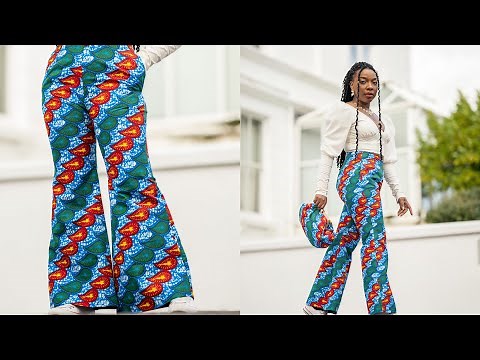 How to Sew FLARED PANTS | Detailed Pants Pattern & Sewing Tutorial | Kim Dave