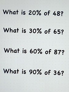 Fast Percent Hacks! | Math Tricks Tutorial