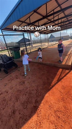 Proud Moments with Mom at Baseball Practice