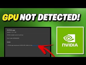 How To Fix NVIDIA Graphics Card Not Detected In Windows 11 - NEW 2026🎮✔️