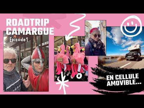 Vanlife - Having a blast in the Camargue in our removable camper van!!! 🤣🤣🤣 - Episode 1