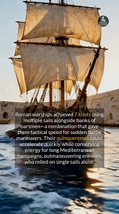 Roman warships combined sail and oar power for unmatched speed, but could any other ancient navy keep up? #ancienthistory #historyfacts | Beyond Legends