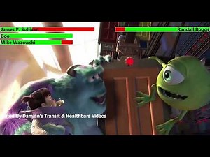 Monsters, Inc. (2001) Rescuing Boo with healthbars (2/3)