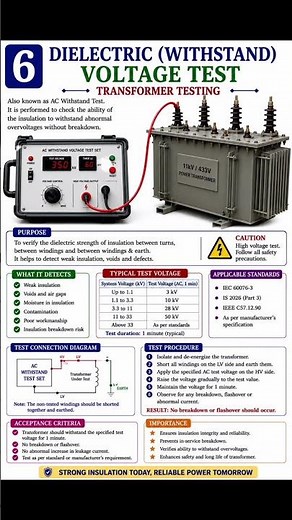 Dielectric Withstand Test #electrical