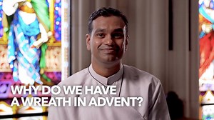 9.9K views · 665 reactions | Why do we have a wreath in Advent?  Today, as we begin the season of Advent with the lighting of the first purple candle, let’s hear what Fr Gerard Louis has to share about this Advent tradition. | Novena Church | Facebook