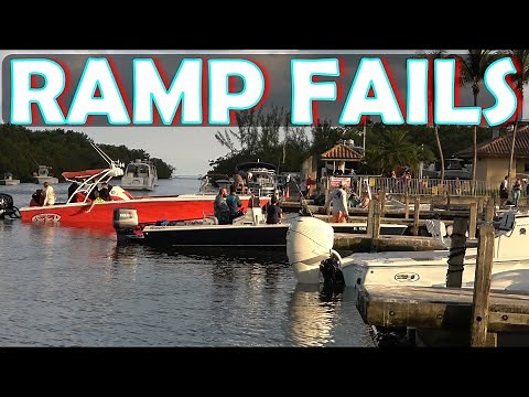 BLACKPOINT MARINA RAMP FAILS 2021 VIDEO 2 - MIAMI BOAT RAMPS
