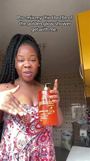 How to Premix Golden Glow Body Shower Gel for Bright Skin