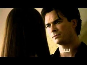 The Vampire Diaries-Damon & Elena romantic scene