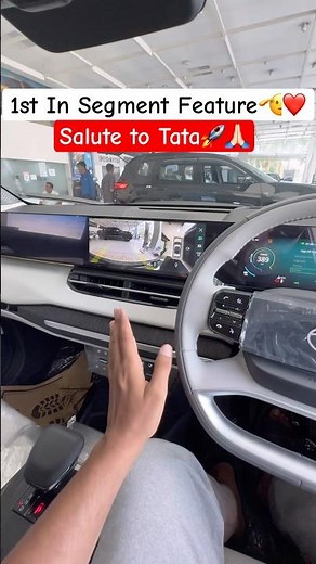 First In Segment 💥 New feature introduced in Tata Sierra EV Fortuner bhi bekaar hai iske saamne😂