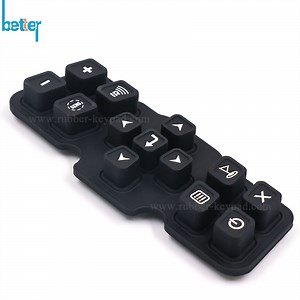 [Hot Item] Good Quality Waterproof and Dustproof Custom Overmolded Silicone Rubber Keypad