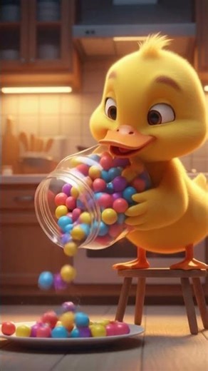 The duck buys bubble gum #candy #duck #friend