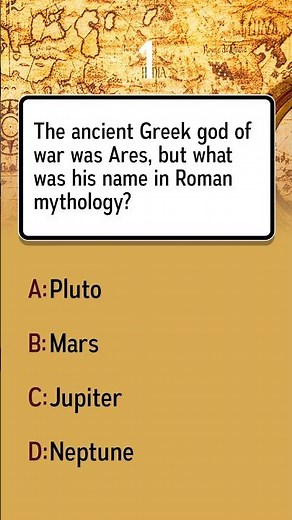 Ares was the ancient Greek god of war; what was his Roman name?