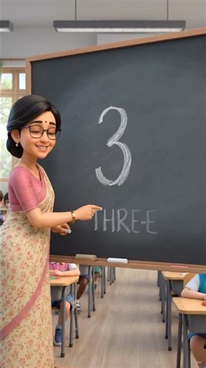 The Number names 3-Three numbername 3 three 3-numerical #moonlight #moon #kidslearning