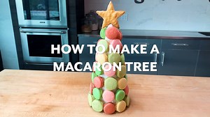 Gather 'round the macaron tree. 🎄 Learn how to assemble this festive creation. | Sur La Table