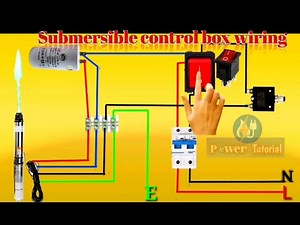 Submersible Motor Control Box Wiring Connection Diagram