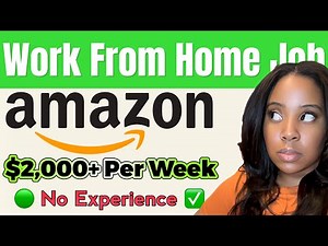 Make $2,000/Week Working From Home with Amazon