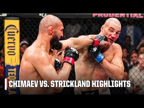 UFC 328 Highlights: Khamzat Chimaev vs. Sean Strickland | ESPN MMA