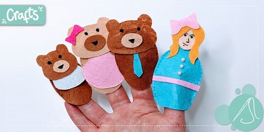 Goldilocks and the Three Bears | Finger Puppets