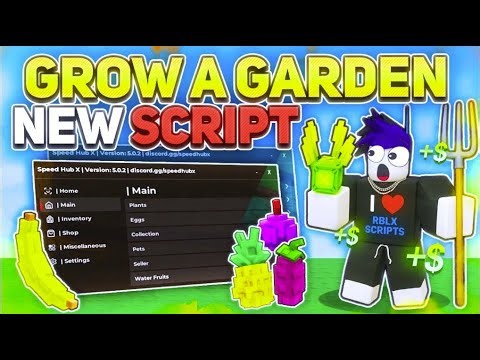 🐝NEW Grow A Garden Script Hack Infinite Money Dupe Pets + Seeds AUTO FARM NO KEY!