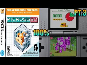 Picross 3D (Hard Levels 1/2) [02] 100% DS Longplay pt.3