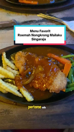 Menu favorit keluargaku Di Roemah Nongkrong Mailaku Singaraja #tiktokkulineran #tempatnongkrong #kulinersingaraja #tiktoksingarajabali🙏😘 #singarajabali