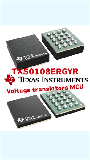Texas Instruments Series TXS0108ERGYR, An 8-bit non-inverting level translator ICs. The TXS0108ERGYR is an eight-bit in-phase level converter integrated circuit suitable for open-drain and push-pull applications, and features two independent configurable power rails. #texasinstruments #mcu #Voltagetranslators #ic #oem #ems #pcba #pcb #microcontrollers #microprocessors #semiconductors #chips #embeddedsystems #embeddedproject #electronicsandinstrumentation #electroniccomponents