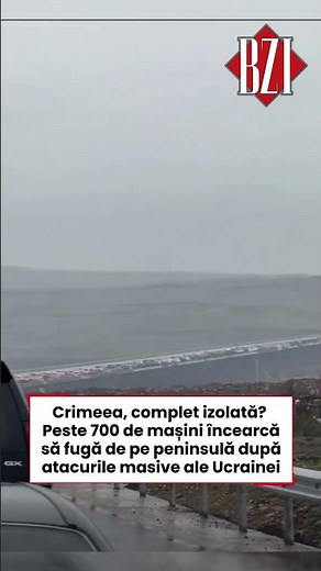 Crimeea, complet izolată? Peste 700 de mașini încearcă să fugă de pe peninsulă