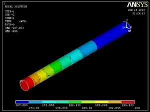 Steady state heat transfer through a fin - ANSYS Tutorial