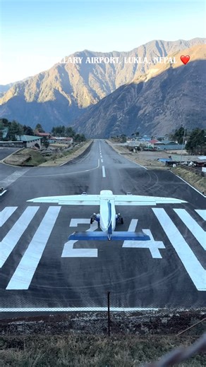 Damu Mainali: Nepal Trek Guide | Everest, Annapurna, Manaslu on Instagram: "Lukla airport, also known as Tenzing Hillary airport is one of the dangerous airports in the world. This airport was built in 1964 AD by Tenzing Hillary. The runway is 527 m long and 20 m wide with 12-degree slope from north to south. Since the airport is small, the aircraft with 16 seats can only land in this airport. - #aviation #luklaairport #everestbasecamptrek"