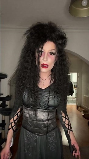 Bellatrix Lestrange Drag Queen Cosplay 🖤✨