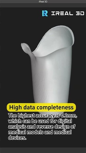 iReal M3 3D Scanning the Prosthetic Socket #3dscanning #rehabilitation