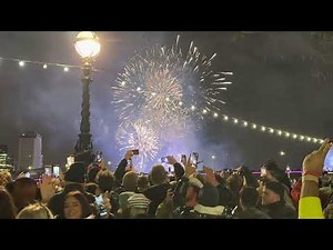 New Years Eve London 2022 fireworks