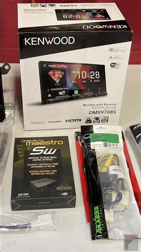 TACOMA DMX-9708S wireless CarPlay and Android Auto upgrade with rear view camera and SWC retention.