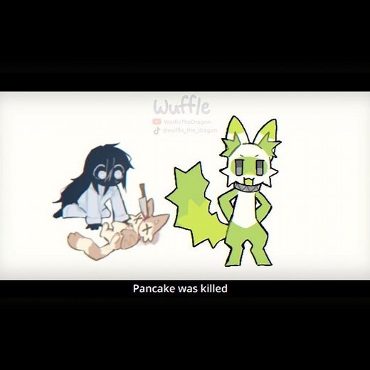 My (Pancake) was burnt to a crisp? || filler post ||#oc #animation #fyp