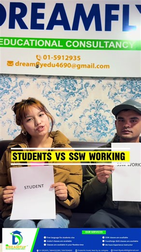 Students vs Ssw working 🇯🇵 #dreamflyeducationalconsultancy #sswclass #learnjapanese #newclassesavailable #julyintakestart