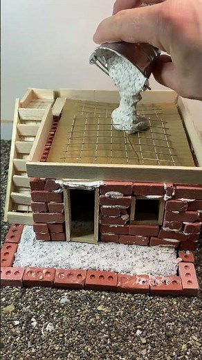 How to Make a Miniature House That Looks Real? #miniature #craft #diy