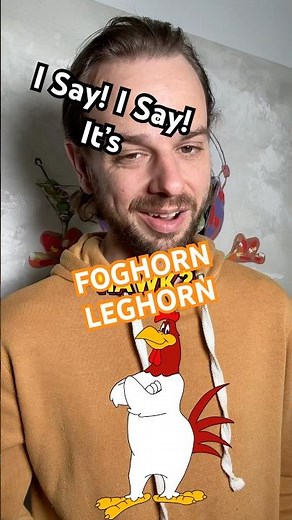 Foghorn Leghorn! A Looney Tunes classic! The OG giant chicken and a nostalgic symbol like Bugs Bunny