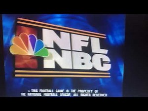 NFL on NBC 1996-1997 Copyright Warning