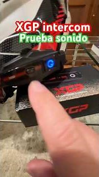 XGP motorcycle intercom sound test #xgp #intercom #motorcycle