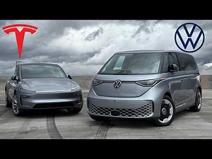 NEW Model Y vs VW ID Buzz - Best SUV Comparison!