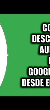 Cómo descargar audios de Google Drive