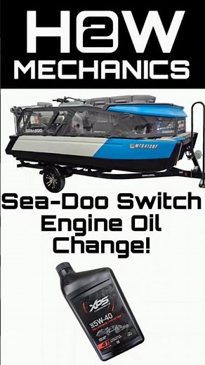 Sea-Doo Switch Engine Oil Change How-To! #seadoo #boat #boating #mechanic #oilchange #mantance